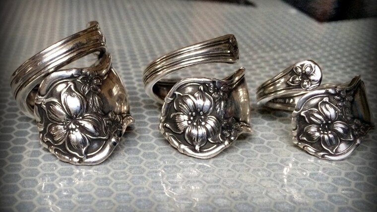 Silverware jewelry for sale clearance