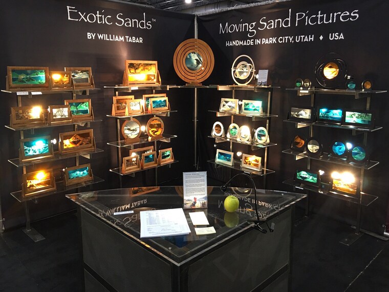 Exotic Sands アート作品 William Tait Handmade Moving Sand Art Pictures by Exotic Sands, USA. Art