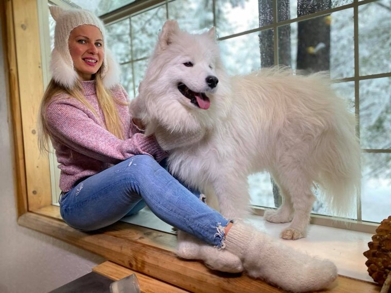 GF Pet Chalet Dog Sweater - Grey Cable Knit Sweater for Dogs