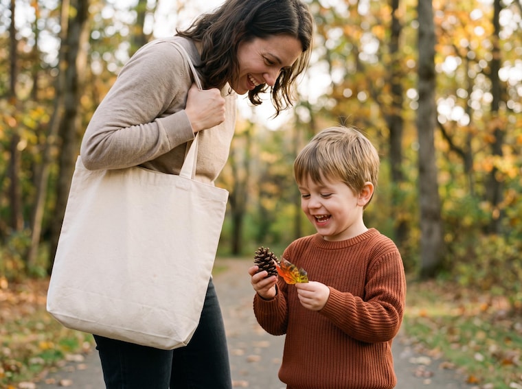Child exploring