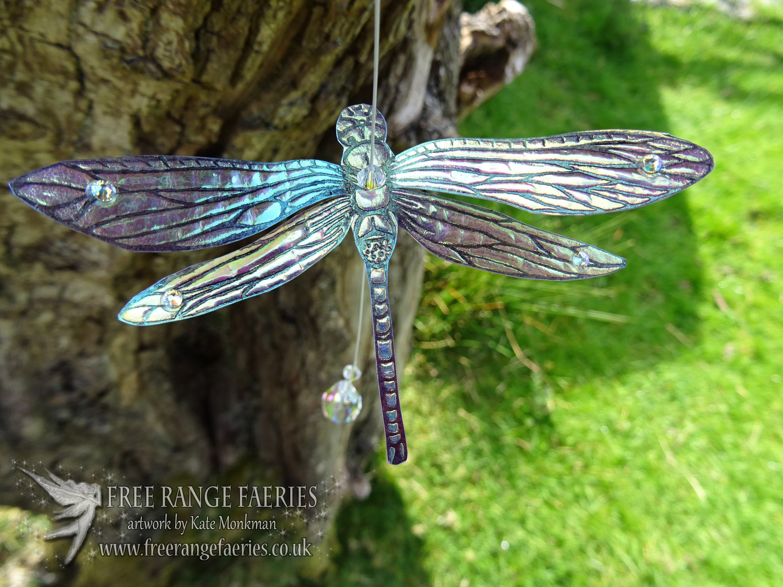 Iridescent Dragonfly Suncatcher