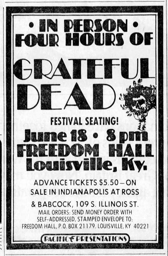1974-06-18 [Tue] Freedom Hall, Louisville, KY