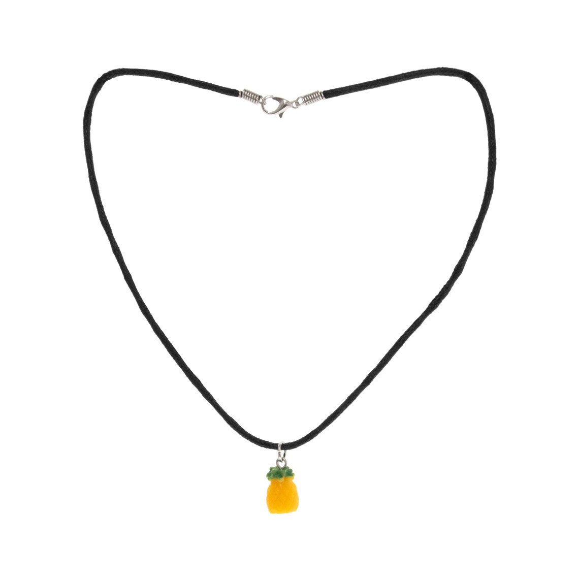 pineapple necklace, hawaiian pendant necklace