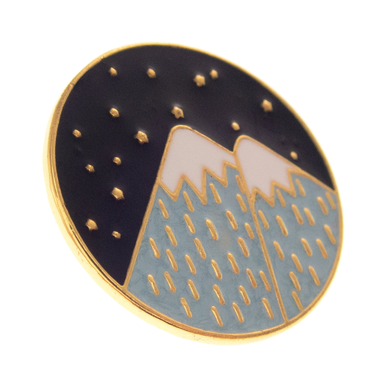 mountain enamel pin jewelry, travel badge brooch lapel pin