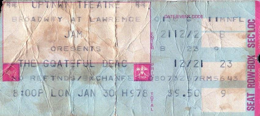 vintageGRATEFULDEAD.com  #gratefuldead #jerrygarcia #bobweir #phillesh #billkrutzman #mickeyhart #RonMcKeran #brentmydland #vincewelnick #deadandcompany #johnmayer #PigPen #BruceHornsby  #MelvinSeals  Grateful Dead Dead & Company Jerry Garcia Bobby Weir Phil Lesh Bill Kreutzmann Mickey Hart John Mayer Oteil Burbridge Jay Lane Melvin Seals