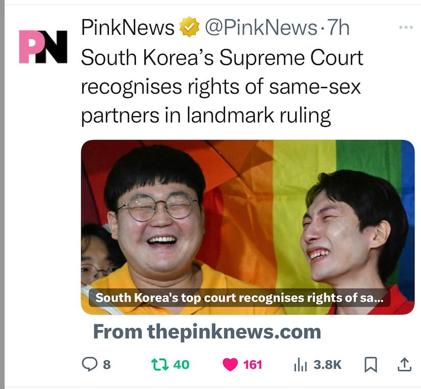 Welcome to the PARTY👏🏾❤️🇺🇸🌈🏳️‍🌈LOVE WINS!