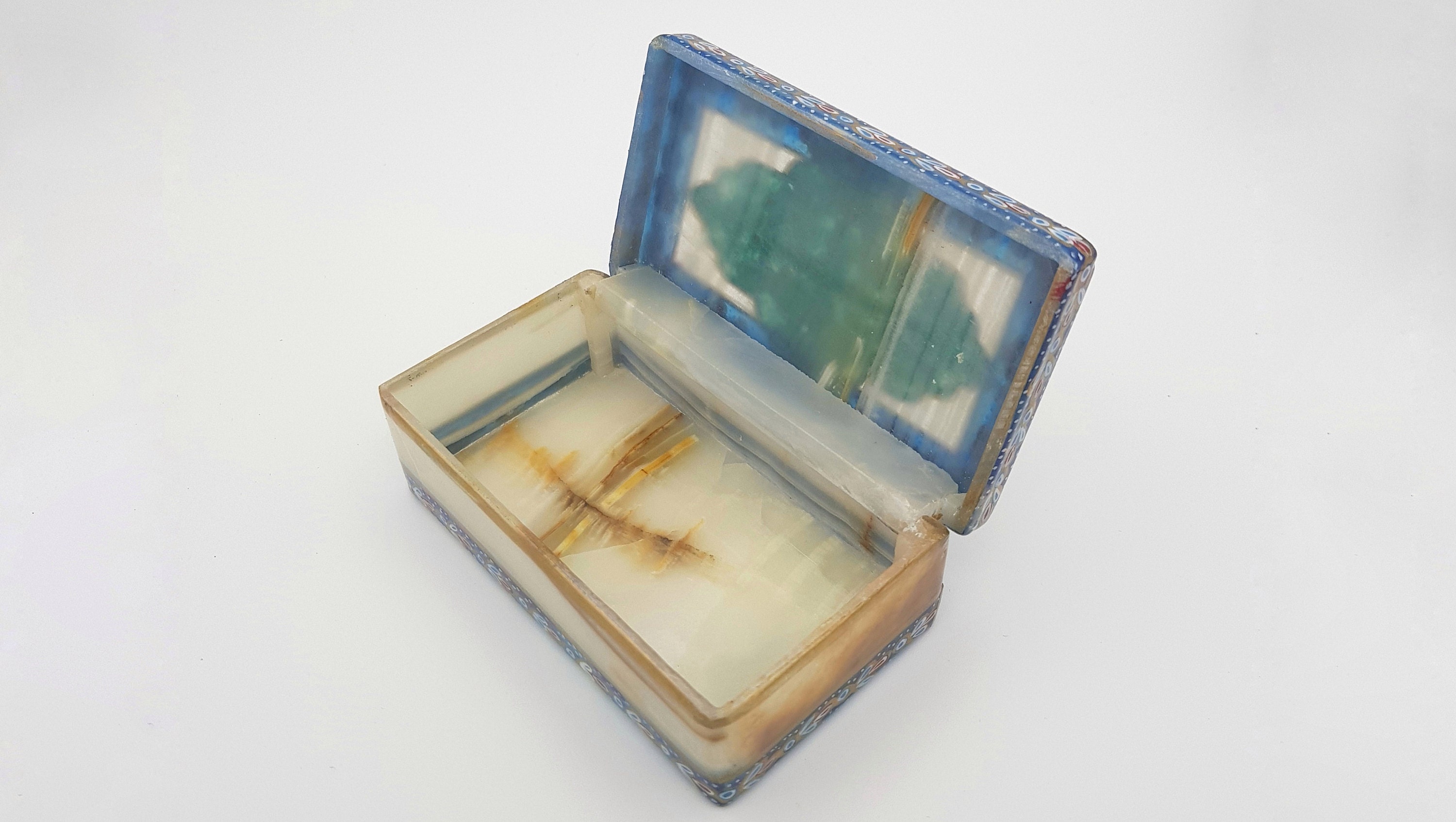 Pasar Team Jewellry Box Hand painted marble stone Etsy Unique Shop