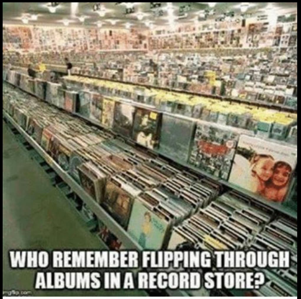 I thought it would last forever and I worked at Sounds Record store in St.Marks Place and The Wiz uptown near 60th st. in NYC!