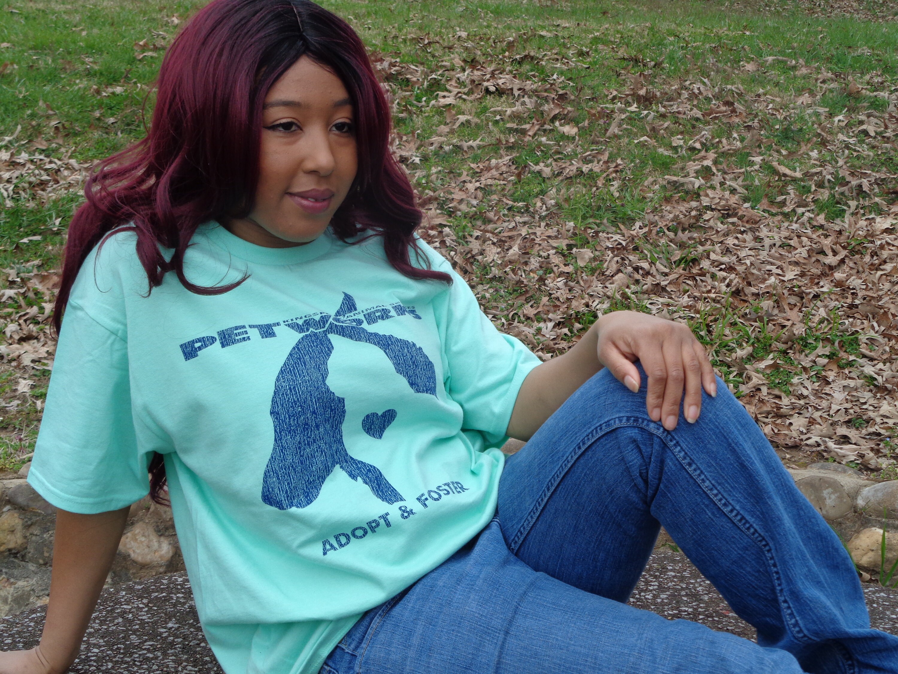 Petworks fundraiser shirt in island reef!