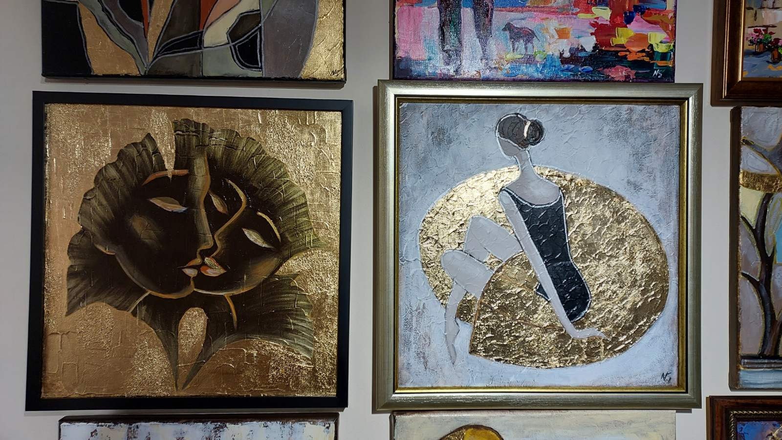 Textured Canvas Painting