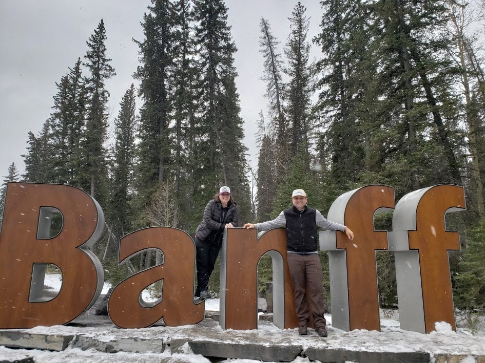 Jo and Matt at Banff 2018