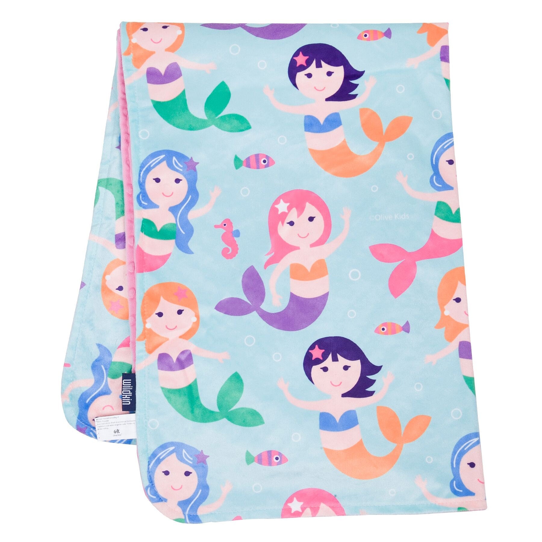 Mermaid Plush Baby Blanket