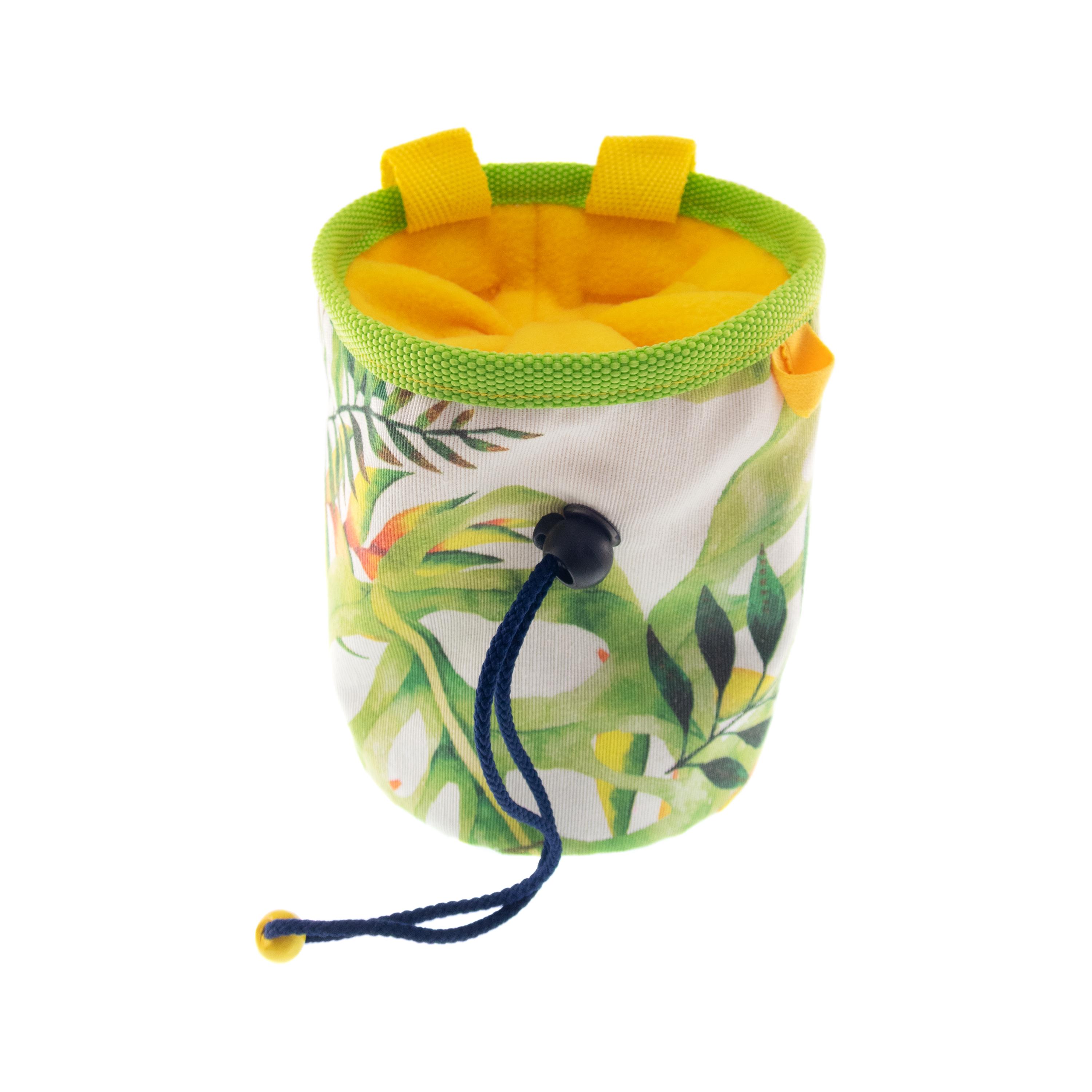 Large rock climbing gear accessory handmade chalk bag