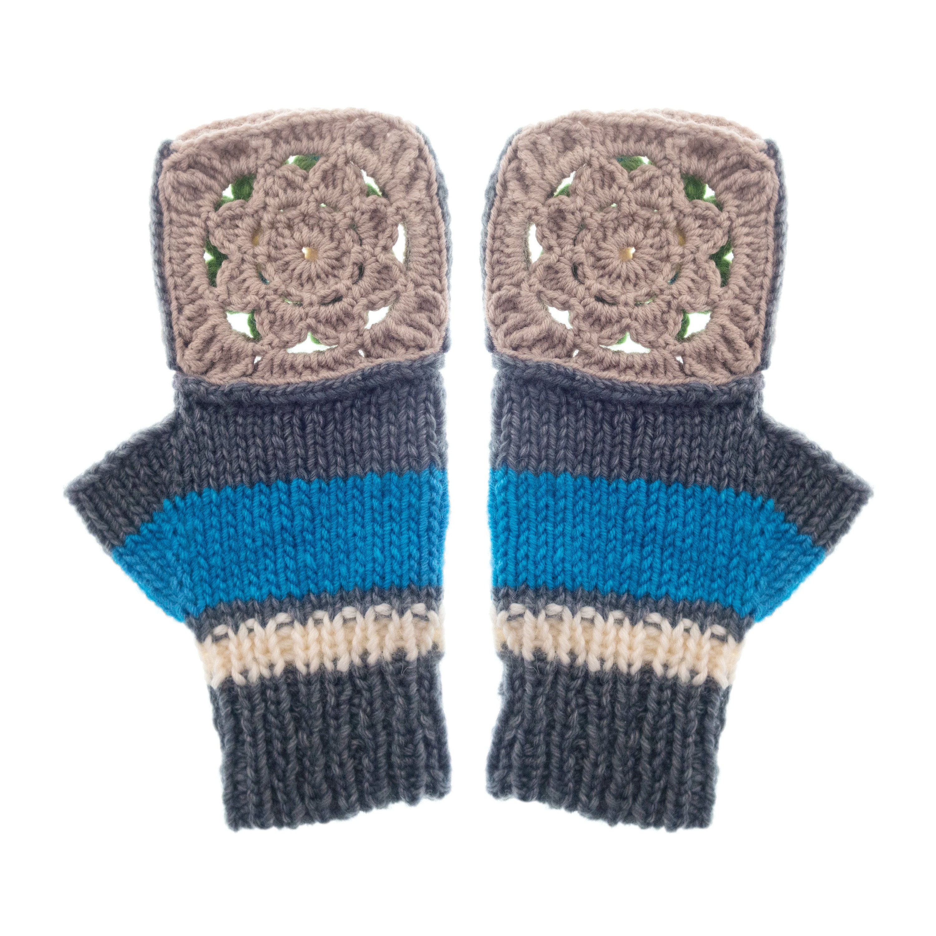 Fingerless Gloves Wool Womens