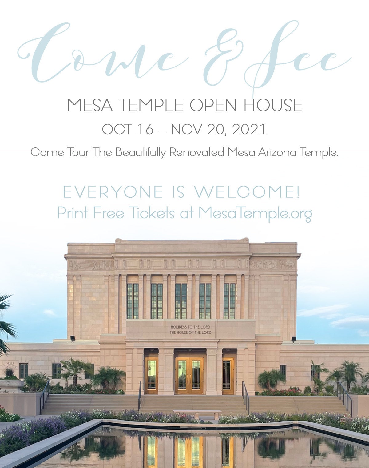 Mesa Temple Open House Tickets