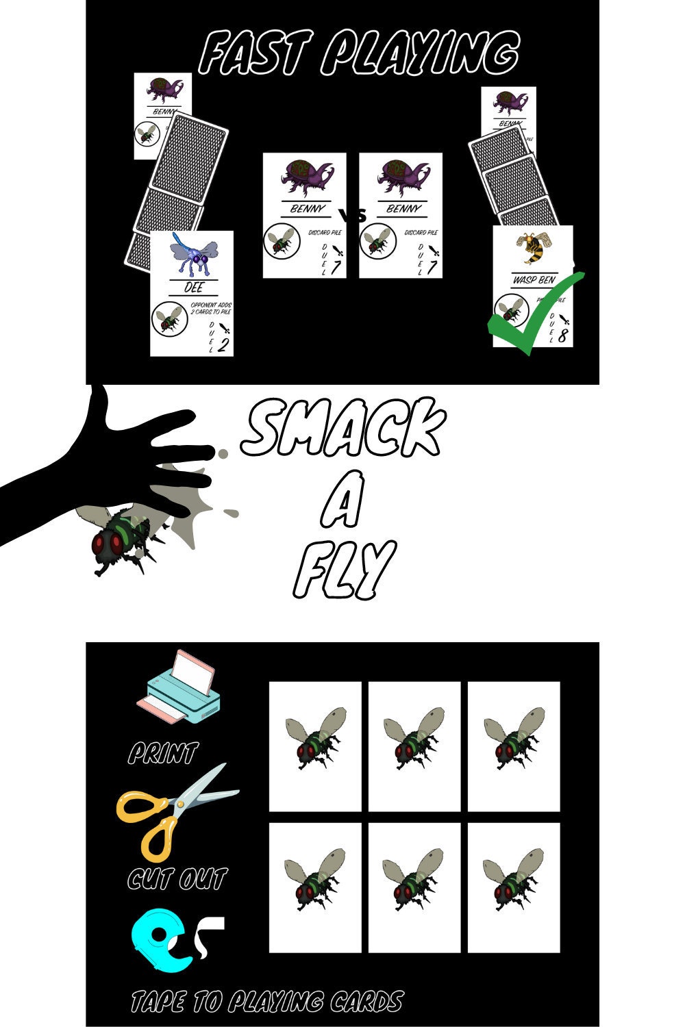 smack a fly card game
