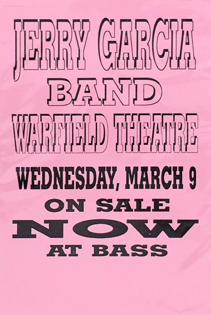 vintageGRATEFULDEAD.com  #gratefuldead #jerrygarcia #bobweir #phillesh #billkrutzman #mickeyhart #brentmydland #vincewelnick #deadandcompany #johnmayer #PigPen #BruceHornsby #RonMcKeran #MelvinSeals