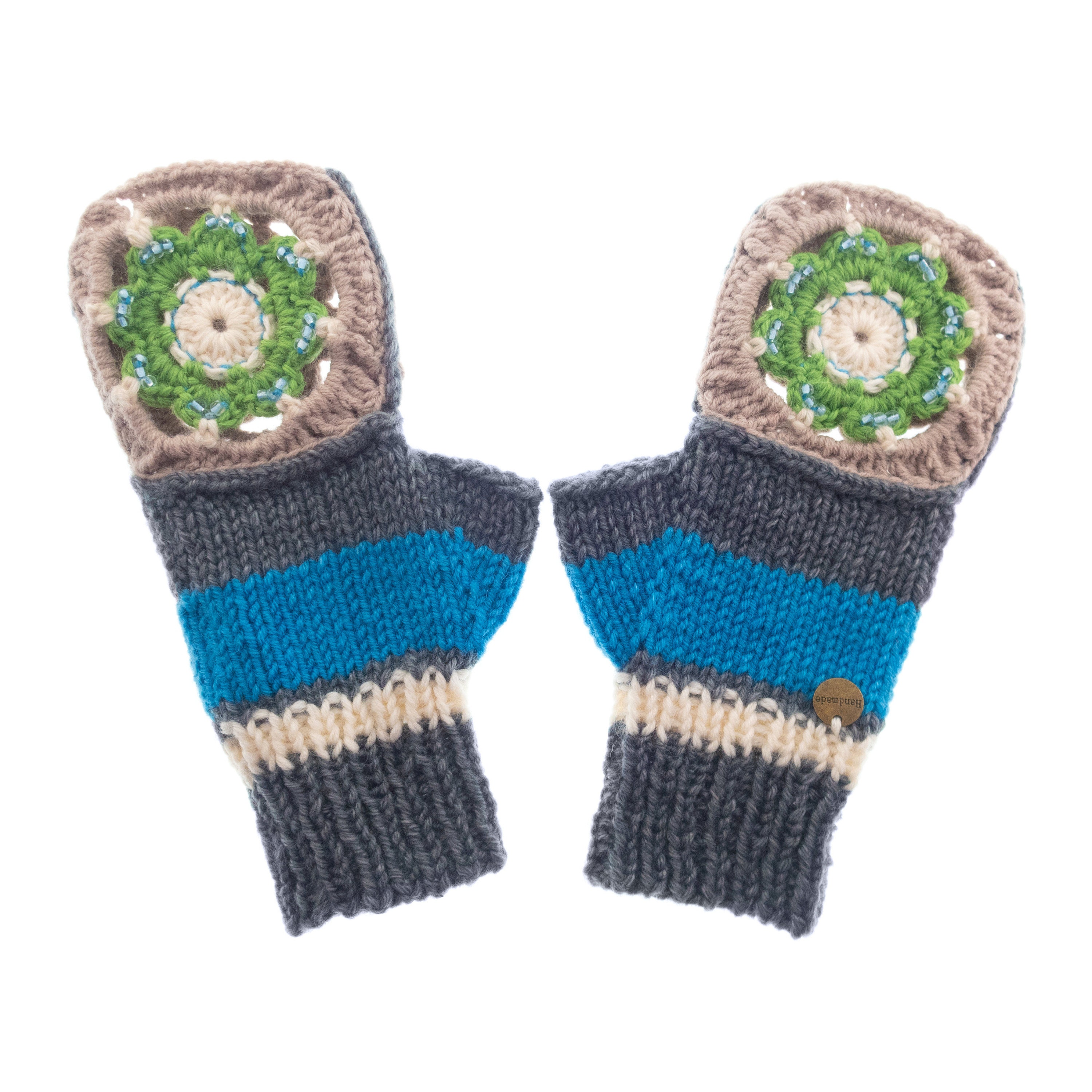 Fingerless Gloves Wool Womens