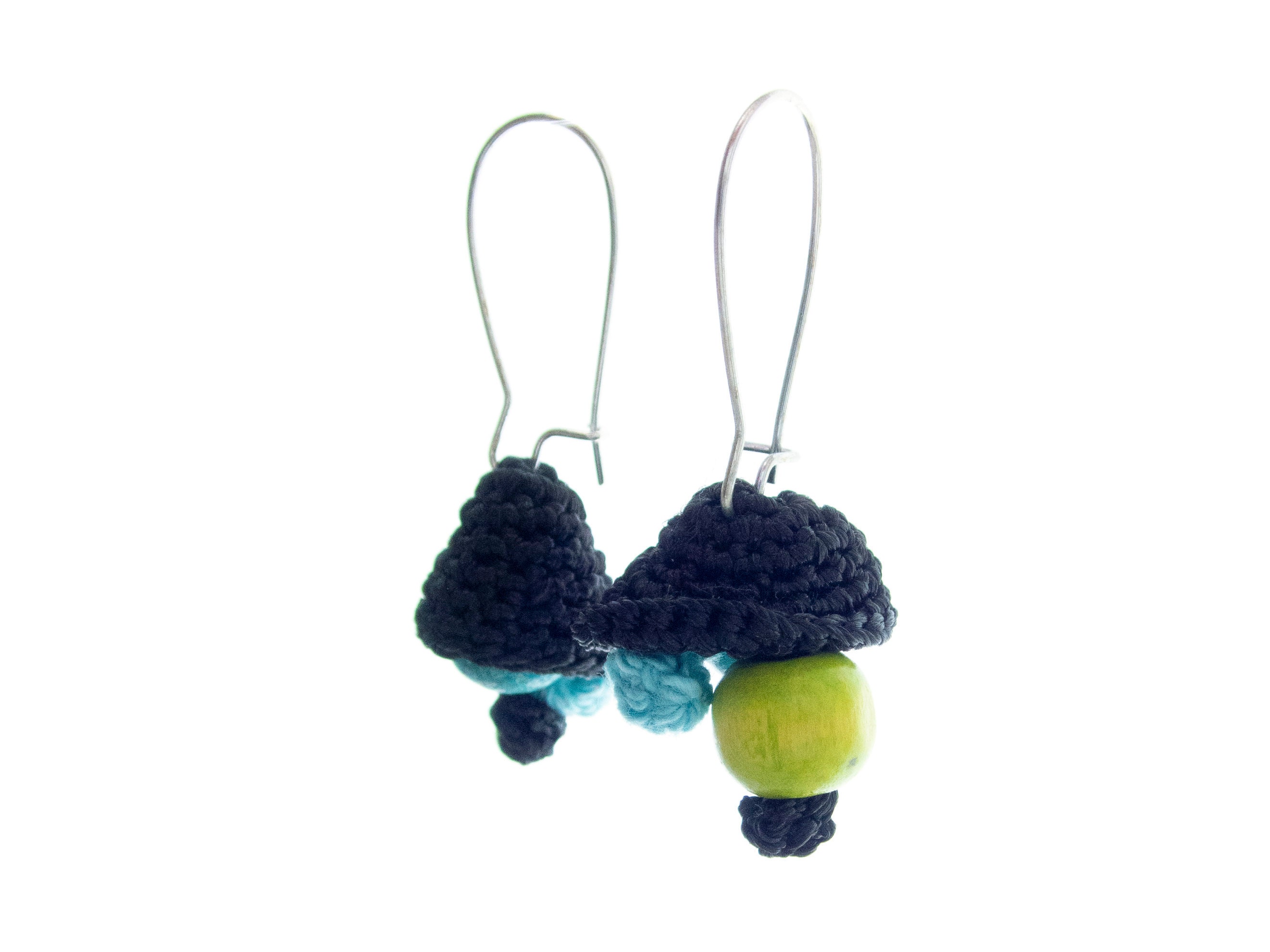 handmade mismatched dangle earrings jewelry