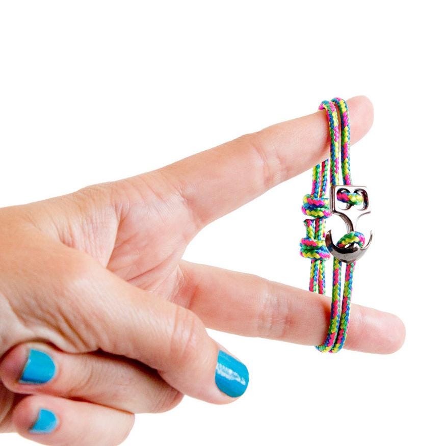 men’s rope anchor bracelet