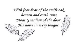 The Battle of the Trees. poem excerpt.