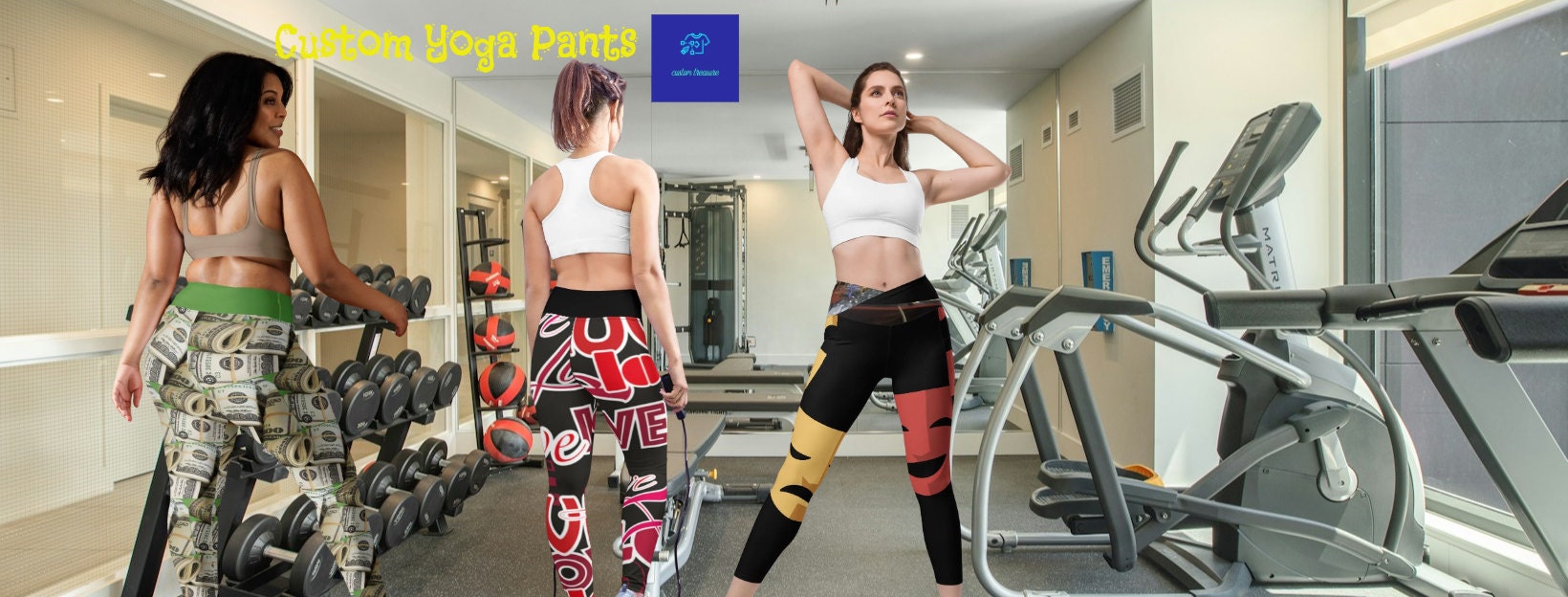 Workout in our custom leggings