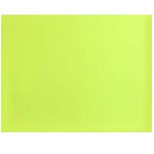 neon yellow 22 by 28 fluorescent poster board from Dollar Tree