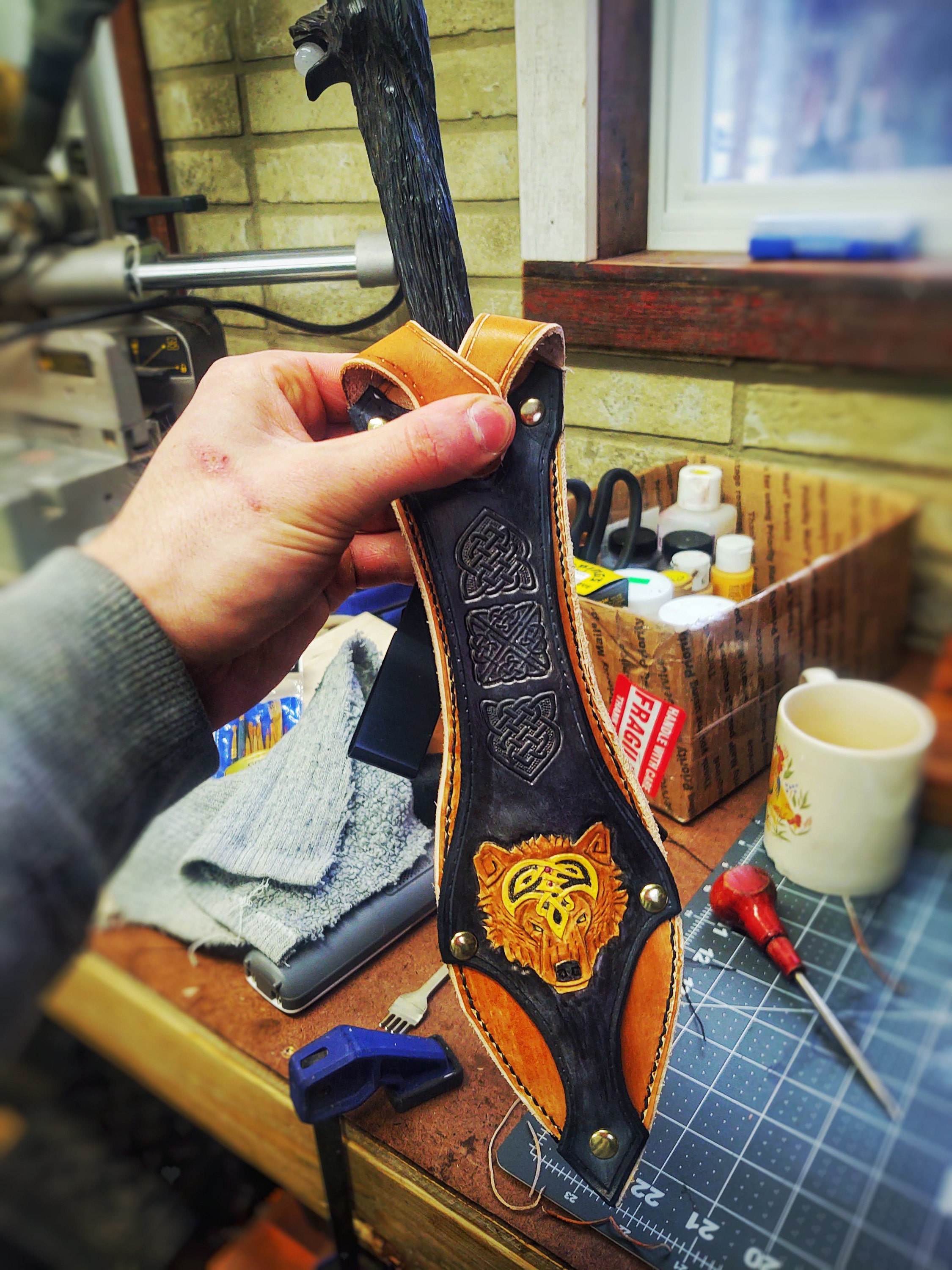 Adding the finishing touches to the tooling. Its the dye which makes it come to life.