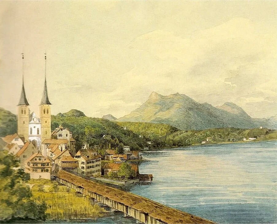 Lake Lucerne in Switzerland by Felix Mendelssohn