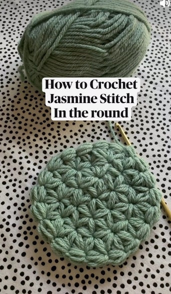 Jasmine Stitch in the Round