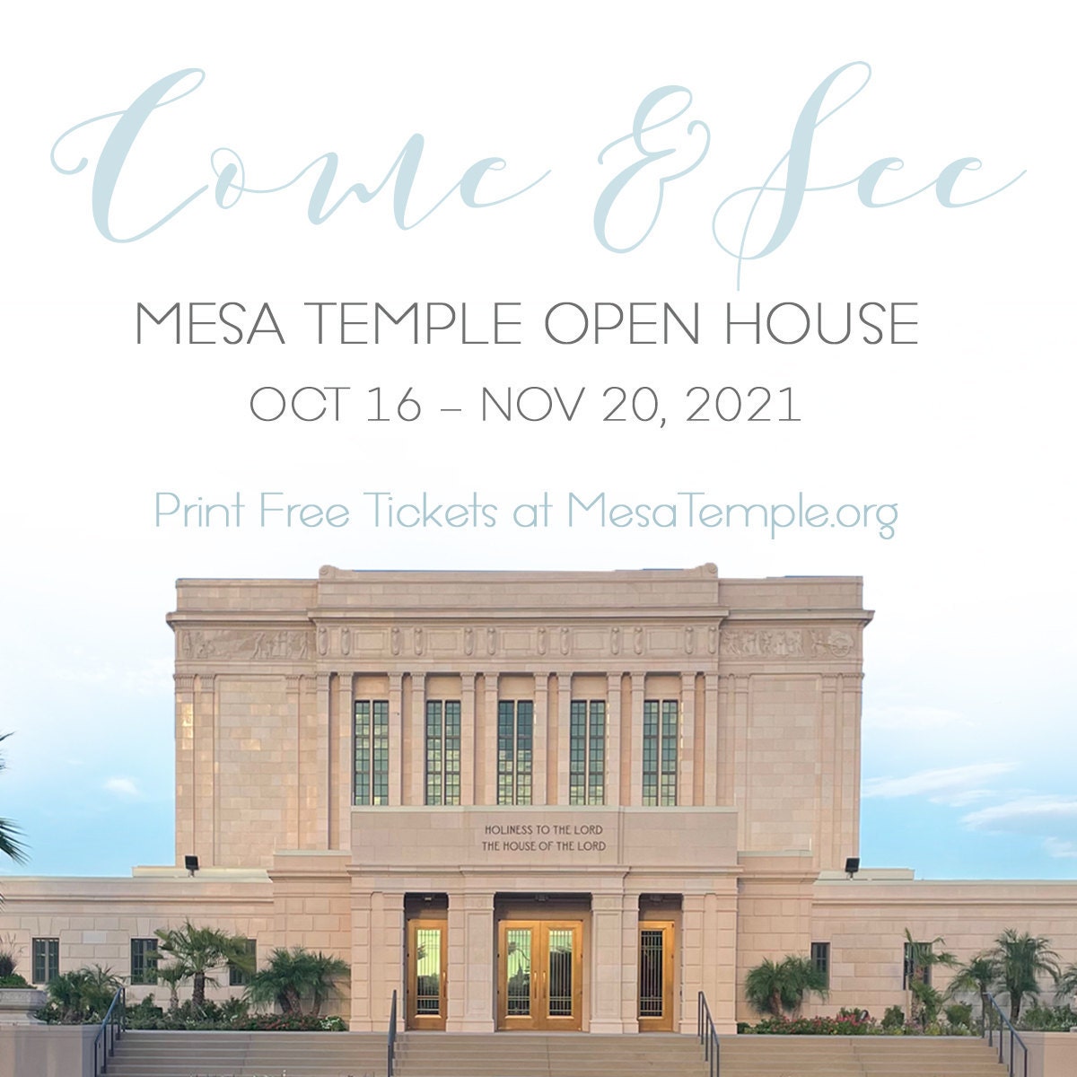 Mesa Temple Tickets