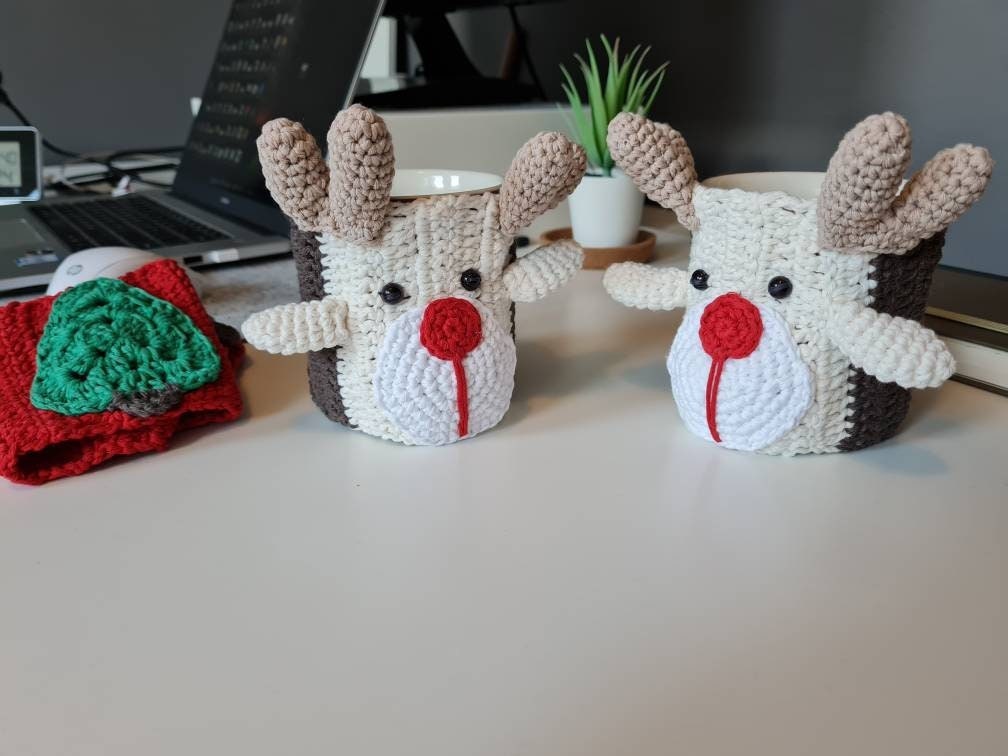 Reindeer Shaped Mug Sweaters