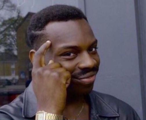 smart guy meme of guy tapping his head