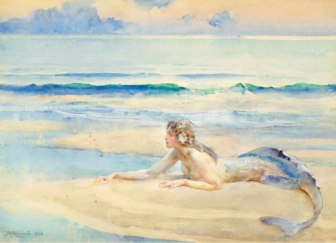 The Mermaid by John Reinhard Weguelin 1906