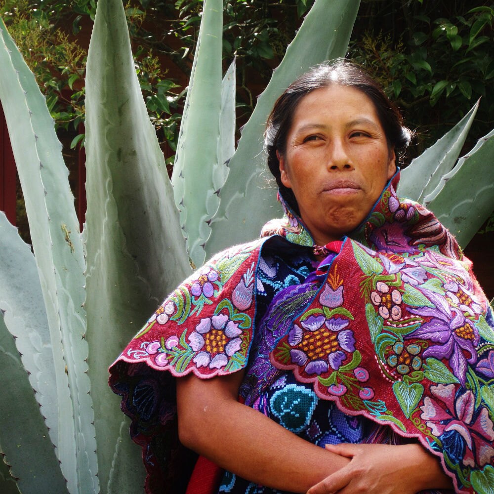 Tejedora de Zinacantán, Altos de Chiapas. Pertenece a la asociación civil “El Camino de los Altos”. FOTOGRAFIA: Ana Paula Fuentes