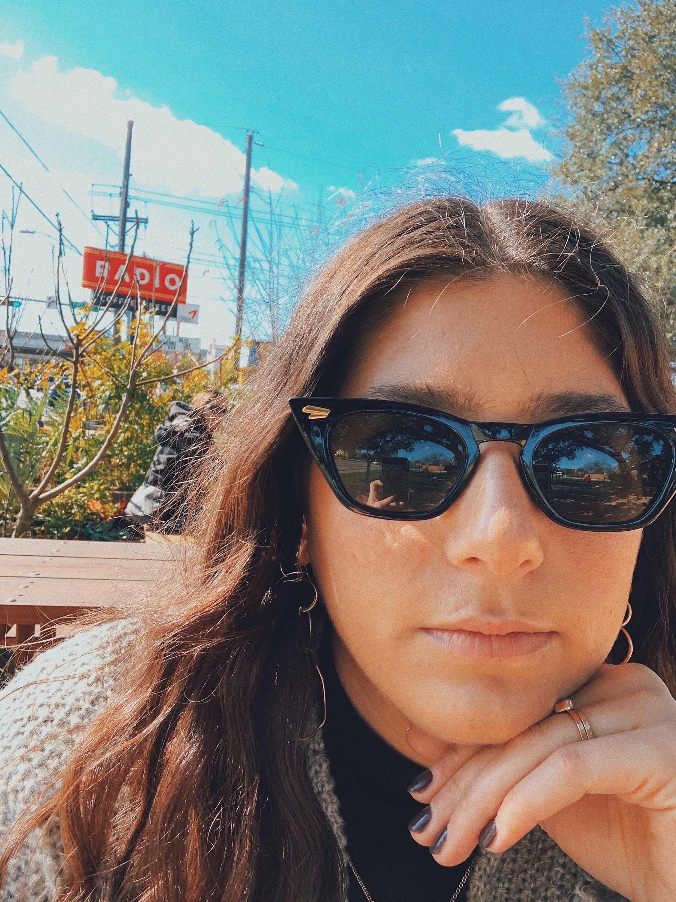 Jaclyn Najjar at Radio Coffee Beer Austin Texas