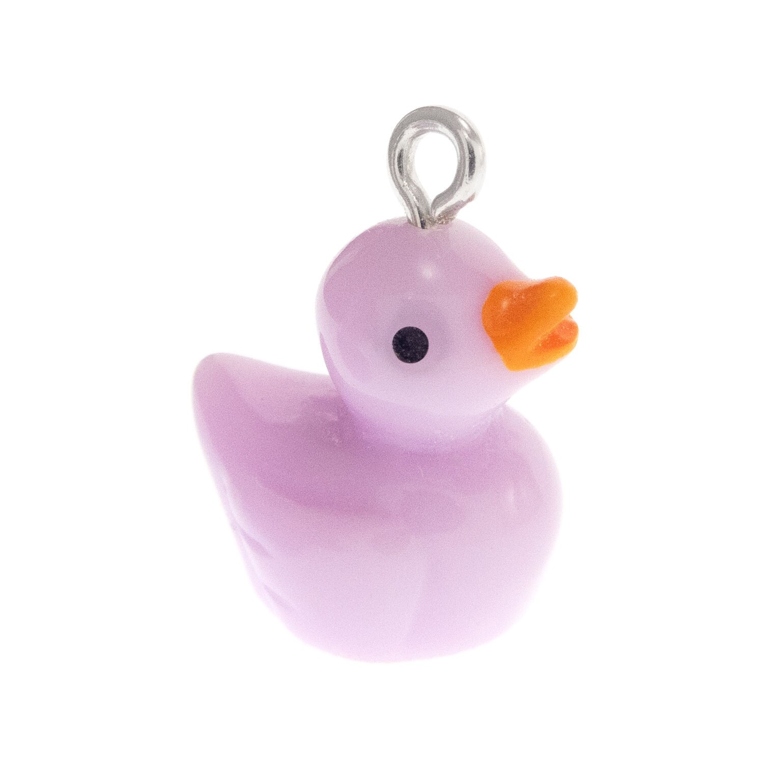 happy lucky necklace with rubber duck pendant