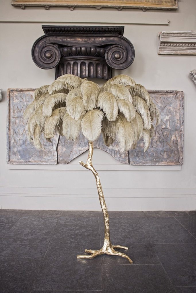 Ostrich Feather Lamps by A Modern Grand Tour