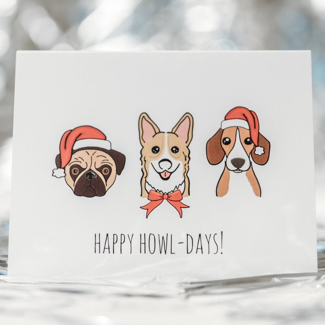acouplepuns, dog card, christmas dog gift, christmas gift guide, holiday gift guide, dog gifts