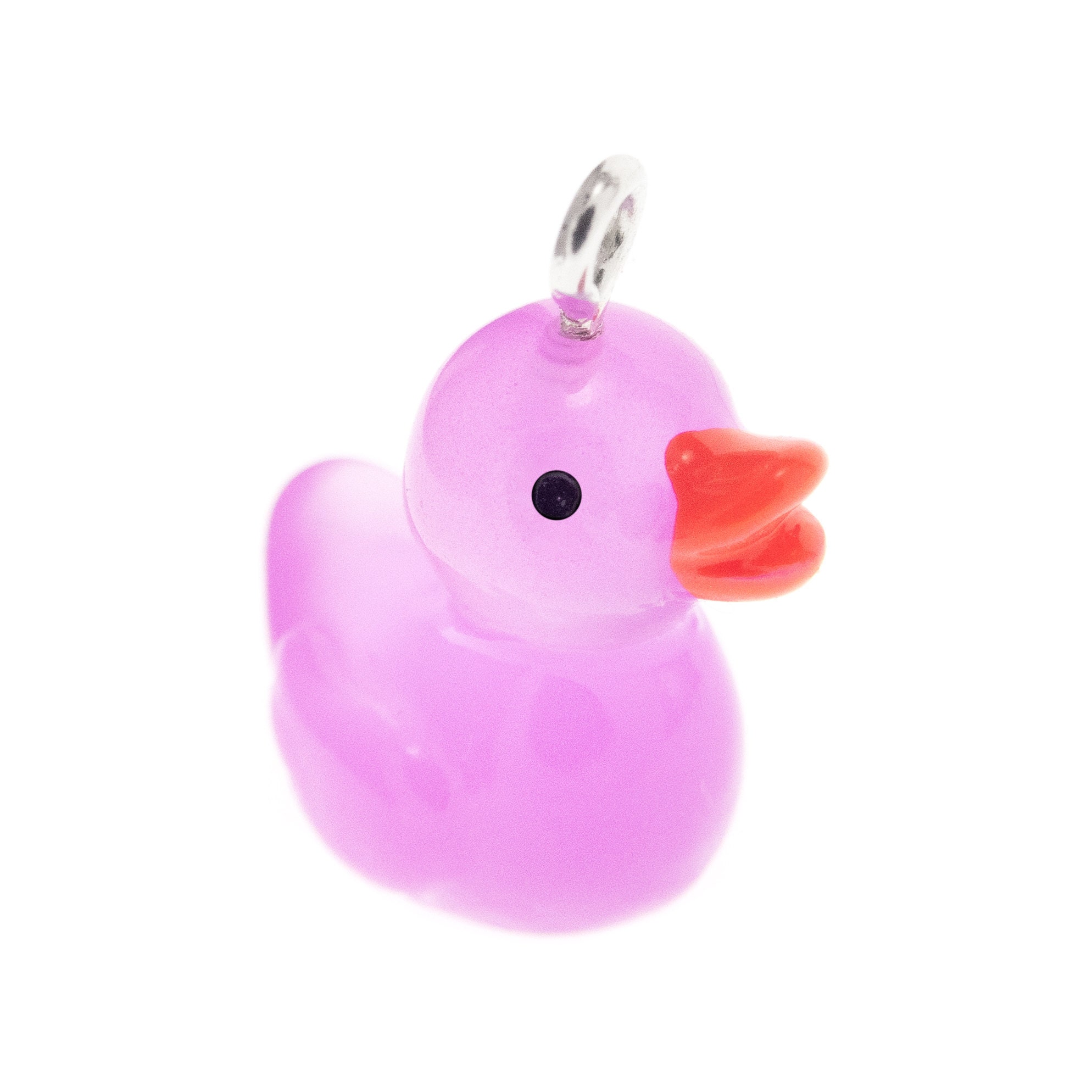 duck lovers necklace for ladies with rubber duck