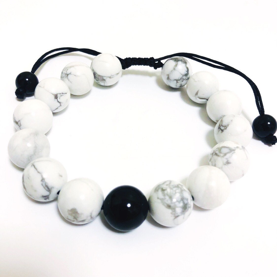 men bracelet/ gift for men/ crystal jewelry/ natural stones