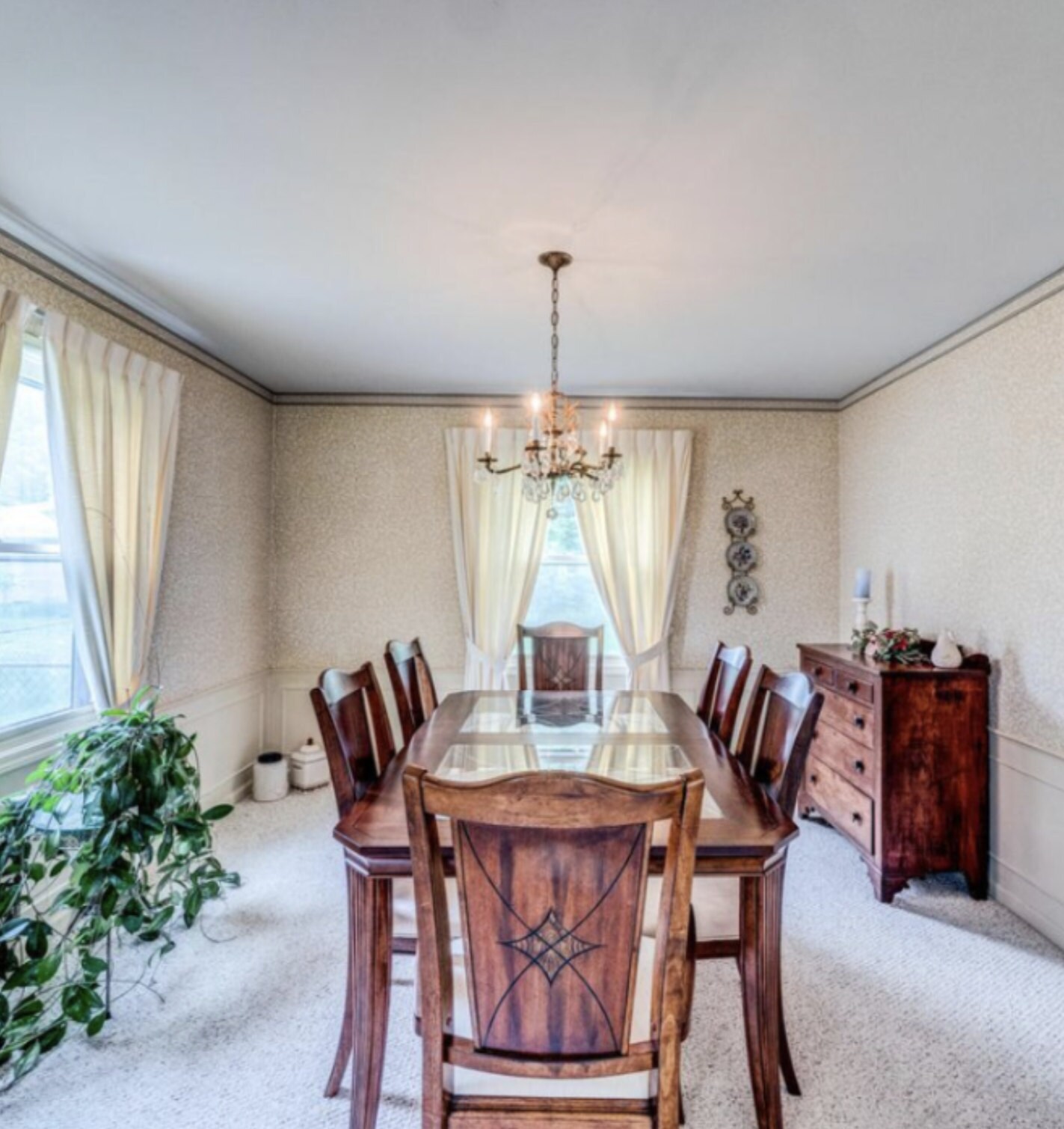 The far outdated room we inherited with the house.