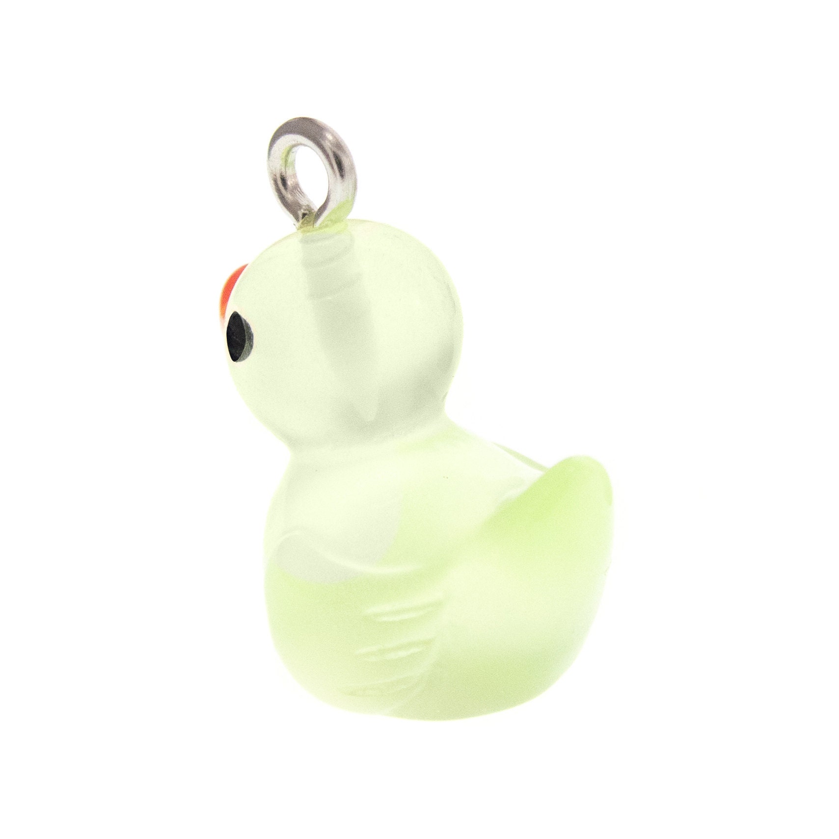 women cute necklace with rubber duck