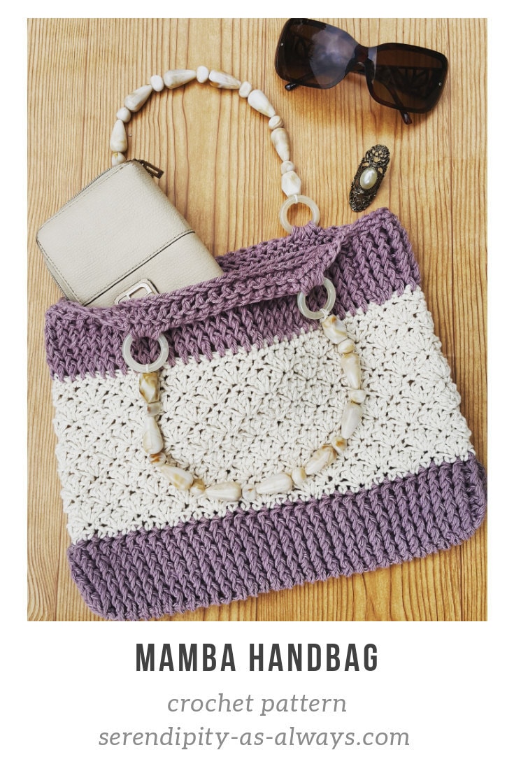 Mamba Handbag Crochet Pattern by Serendipity As Always