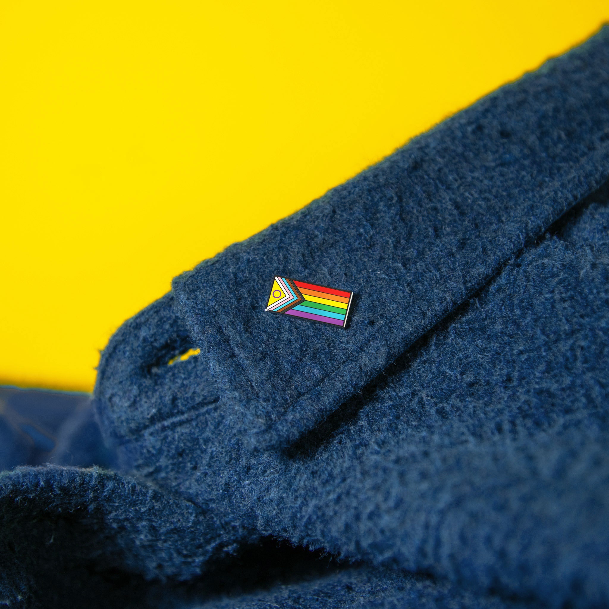 Intersex Inclusive Progress Pride Flag Pin