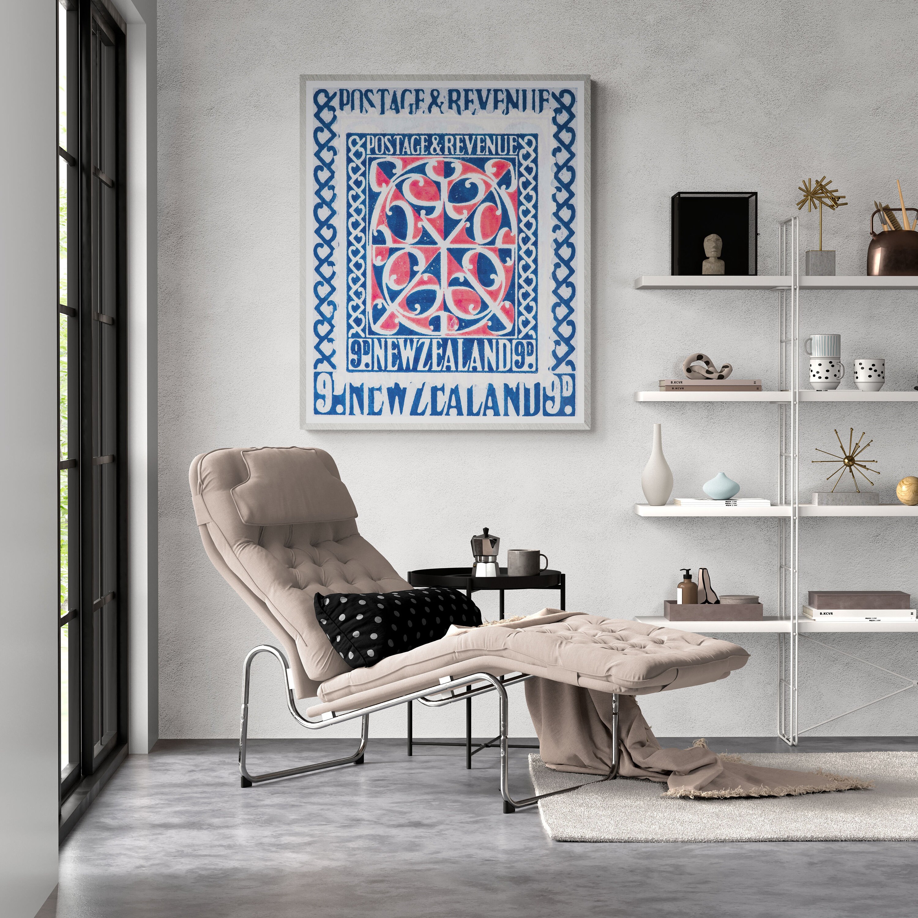 New Zealand Maori Wall Art Fine Art print as featured at The Other Art Fair London by deborah pendell