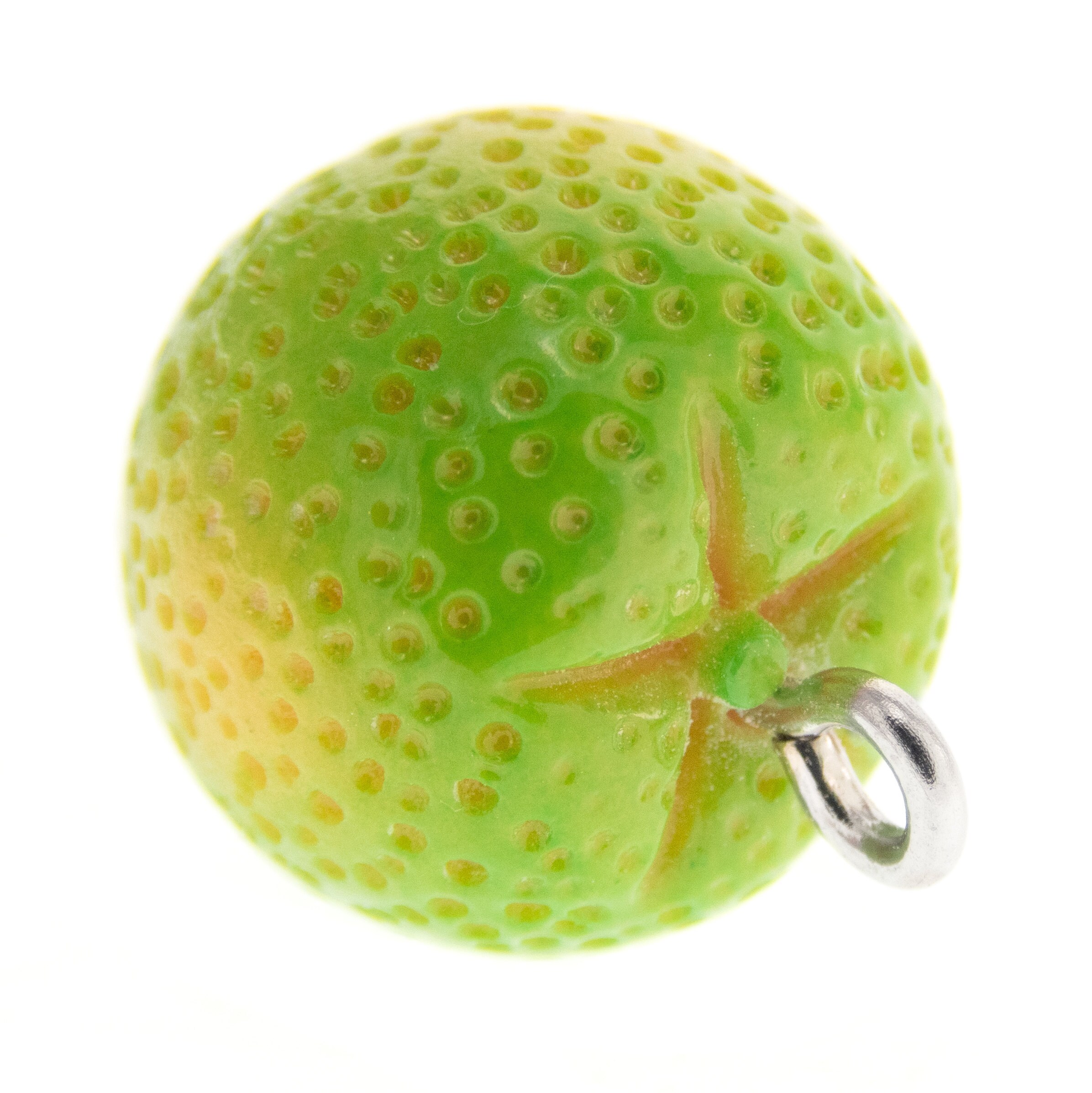 Lime Fruit Necklace for Woman, Mom. Orange Fruit Green