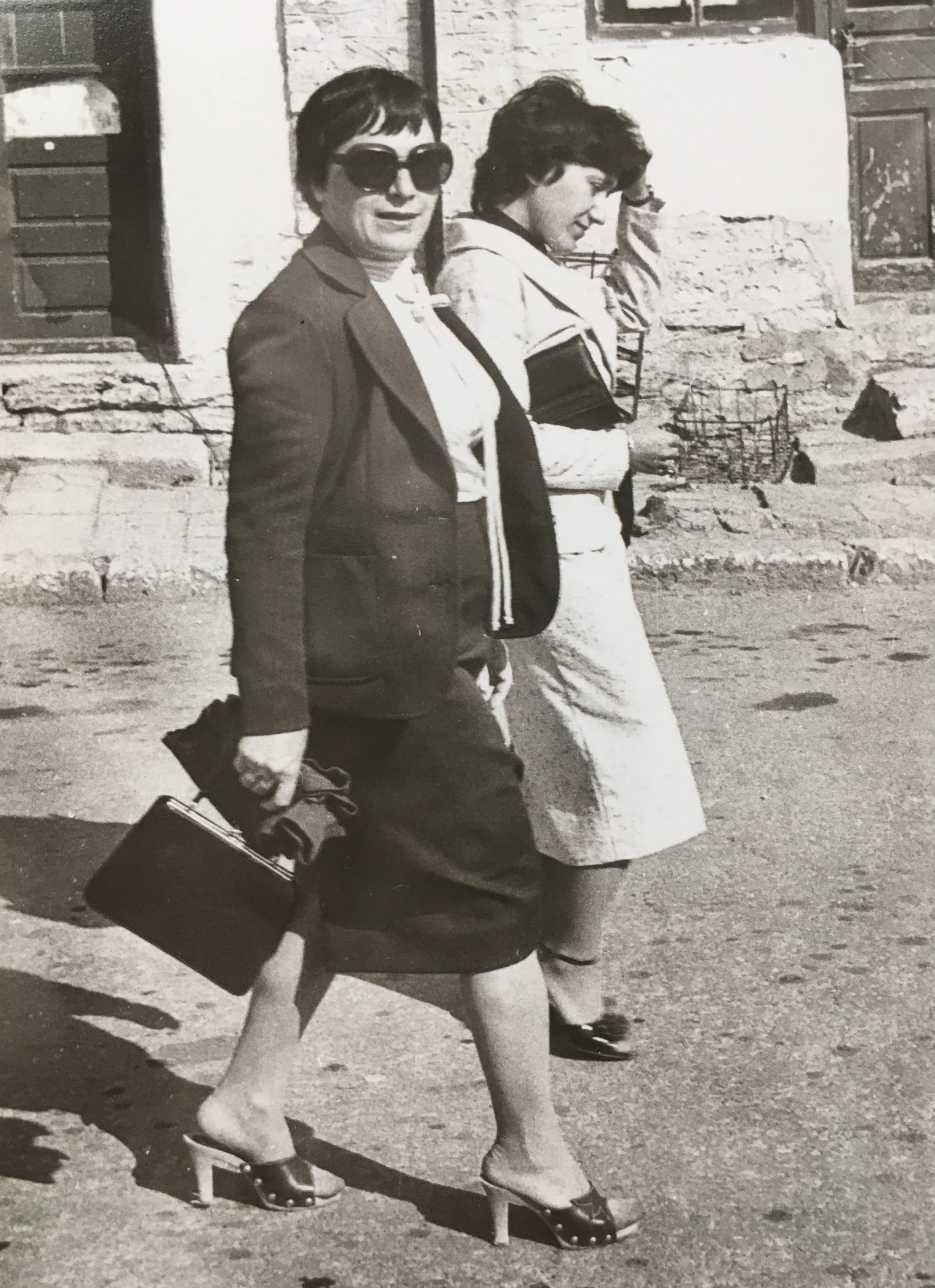 My mo and grandmother somewhere in the late 70s early 80s