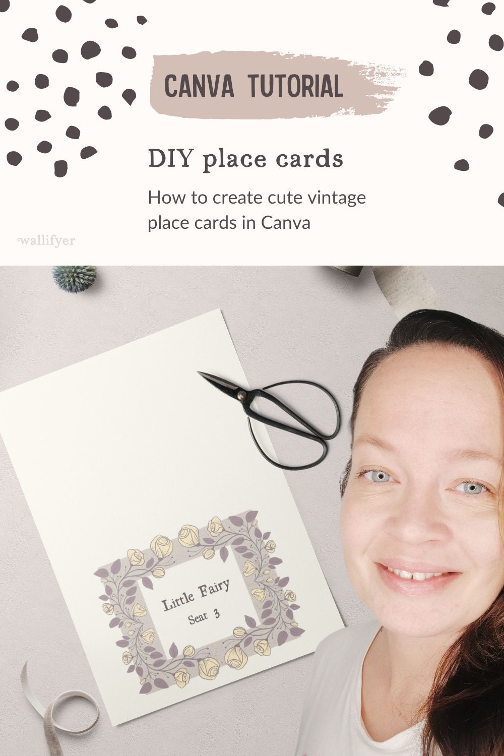 DIY place cards for weddings