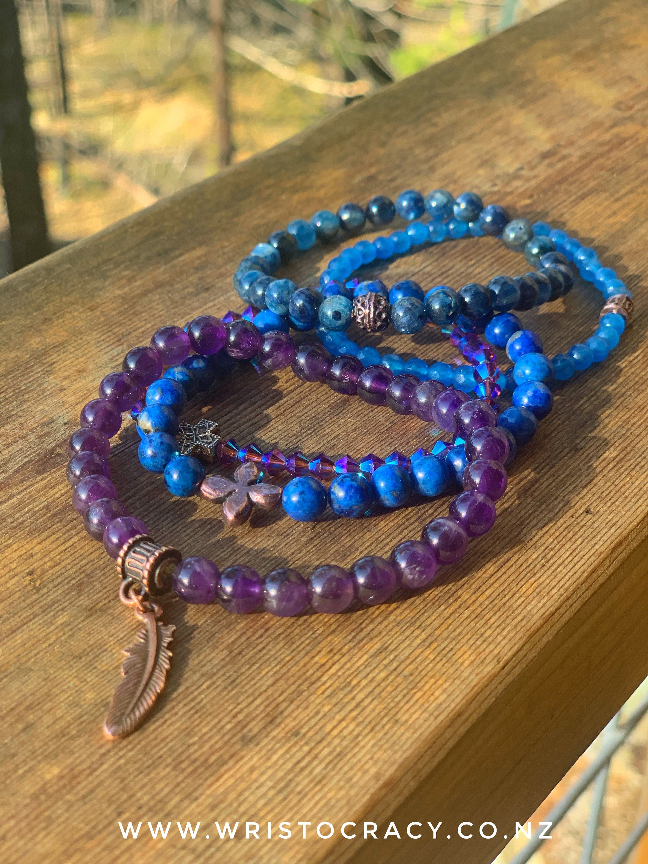 Purple & blue